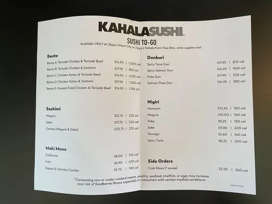 Menu 2