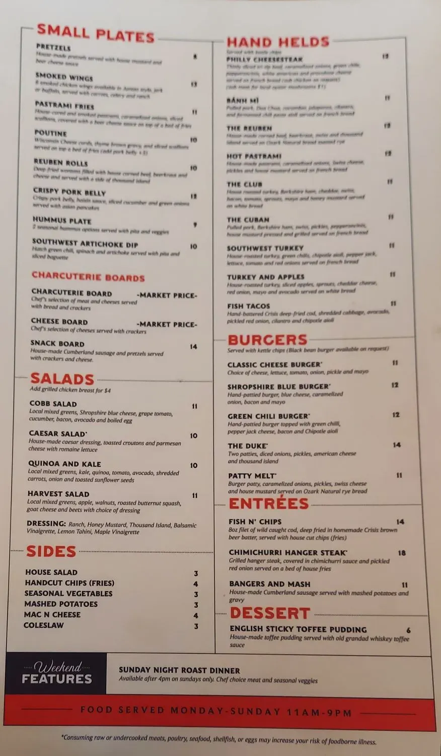 Menu 4