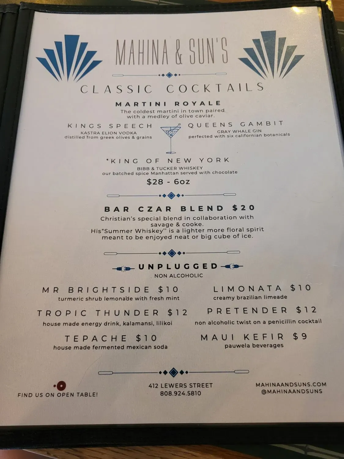 Menu 4