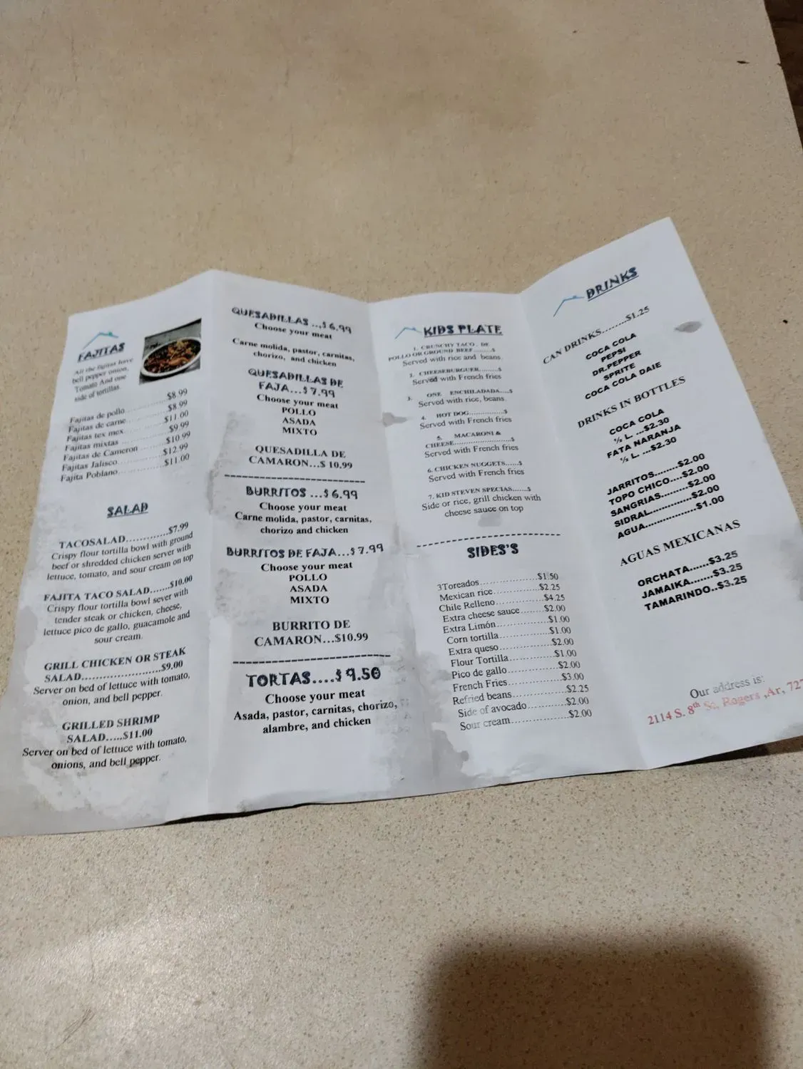 Menu 5