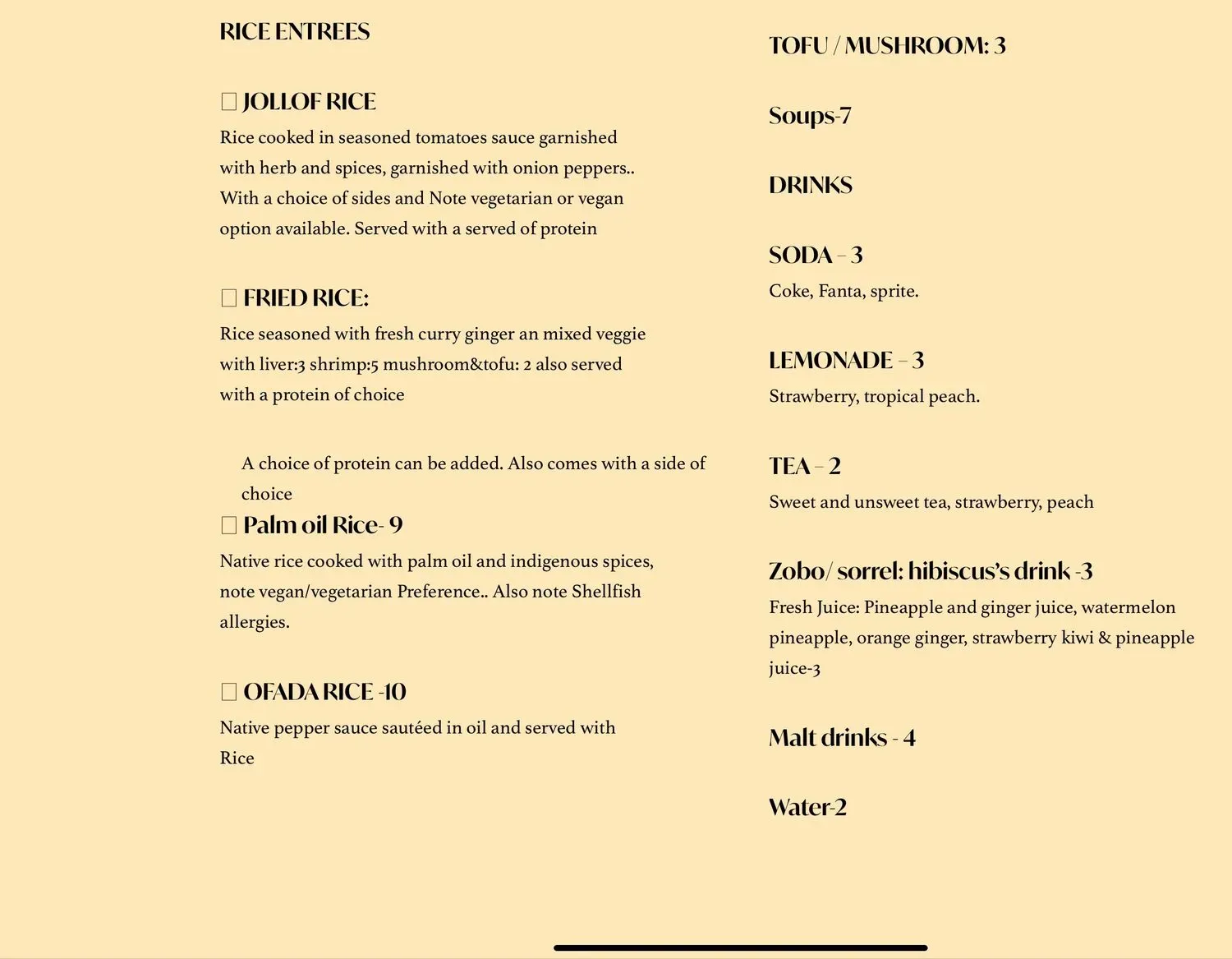 Menu 3