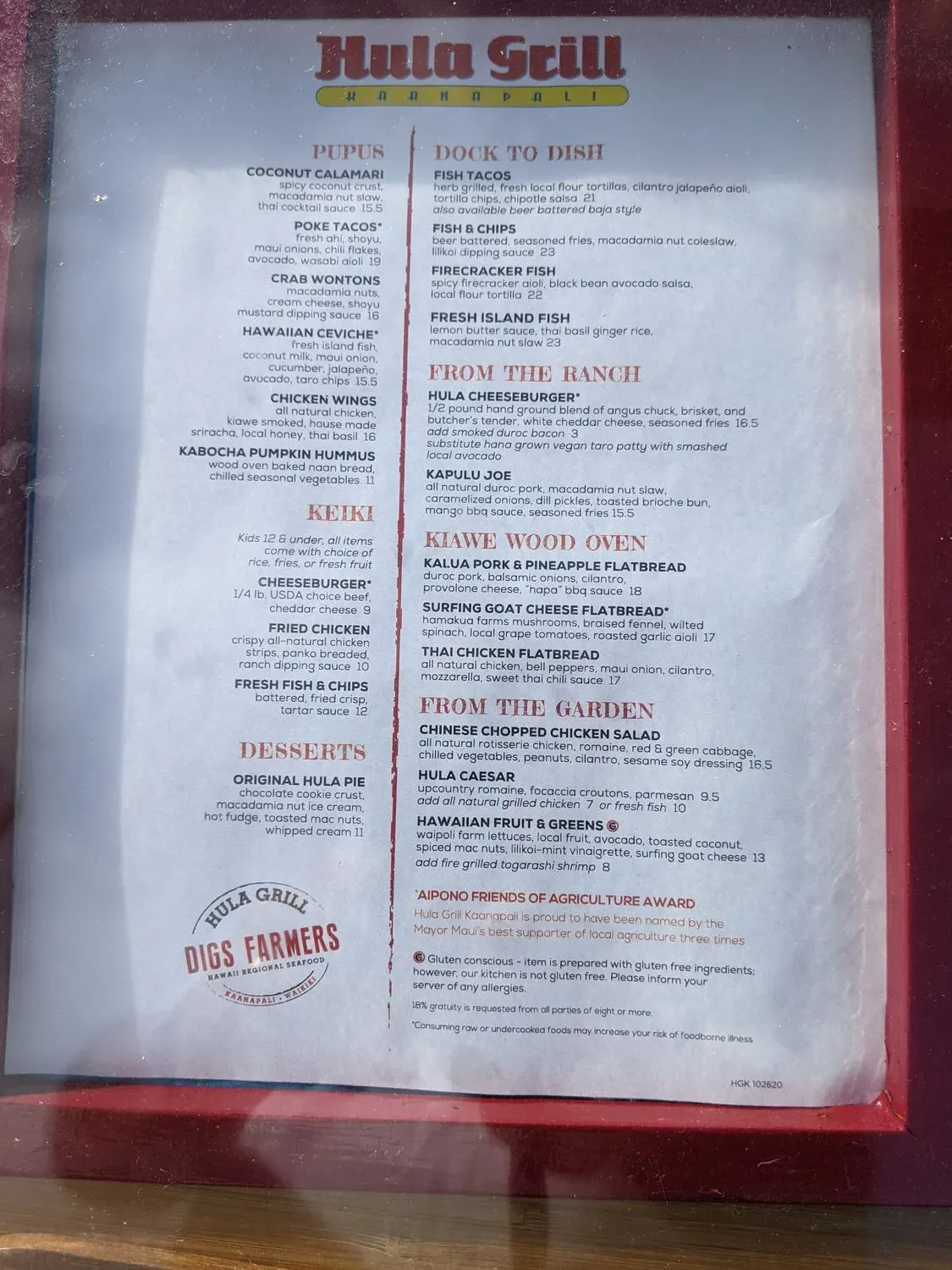 Menu 6