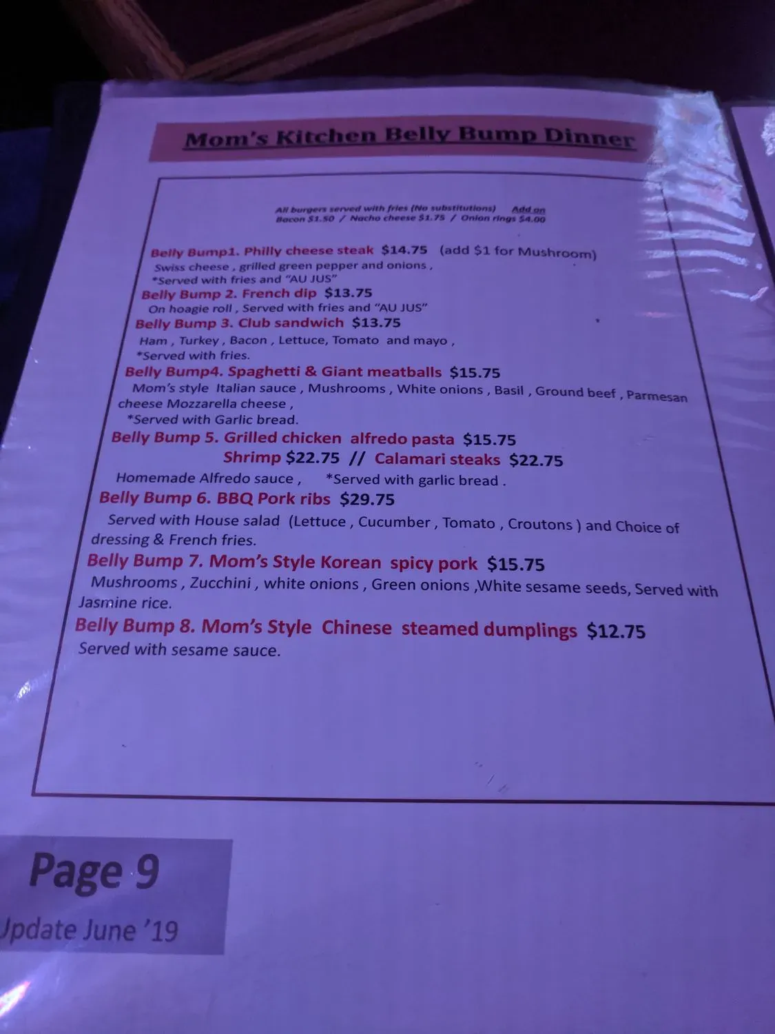 Menu 3