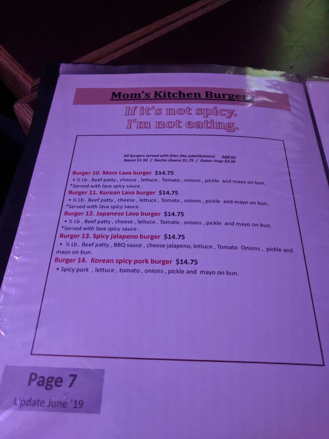 Menu 4