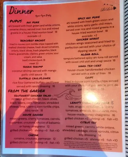 Menu 6