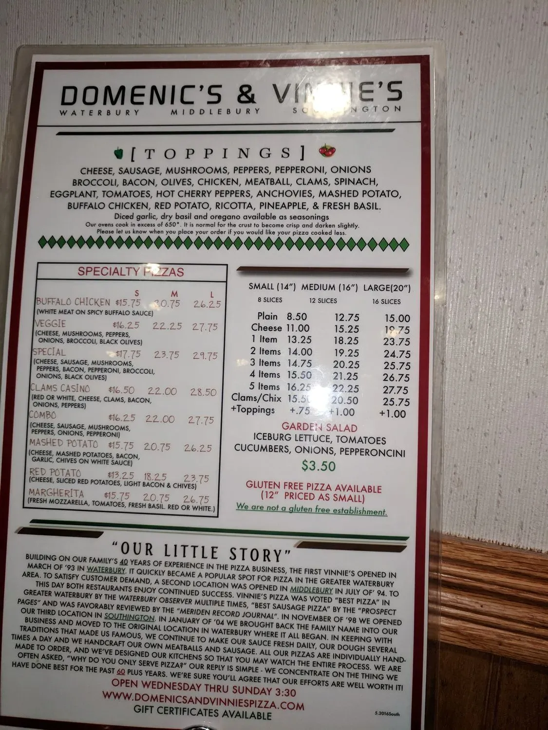 Menu 4