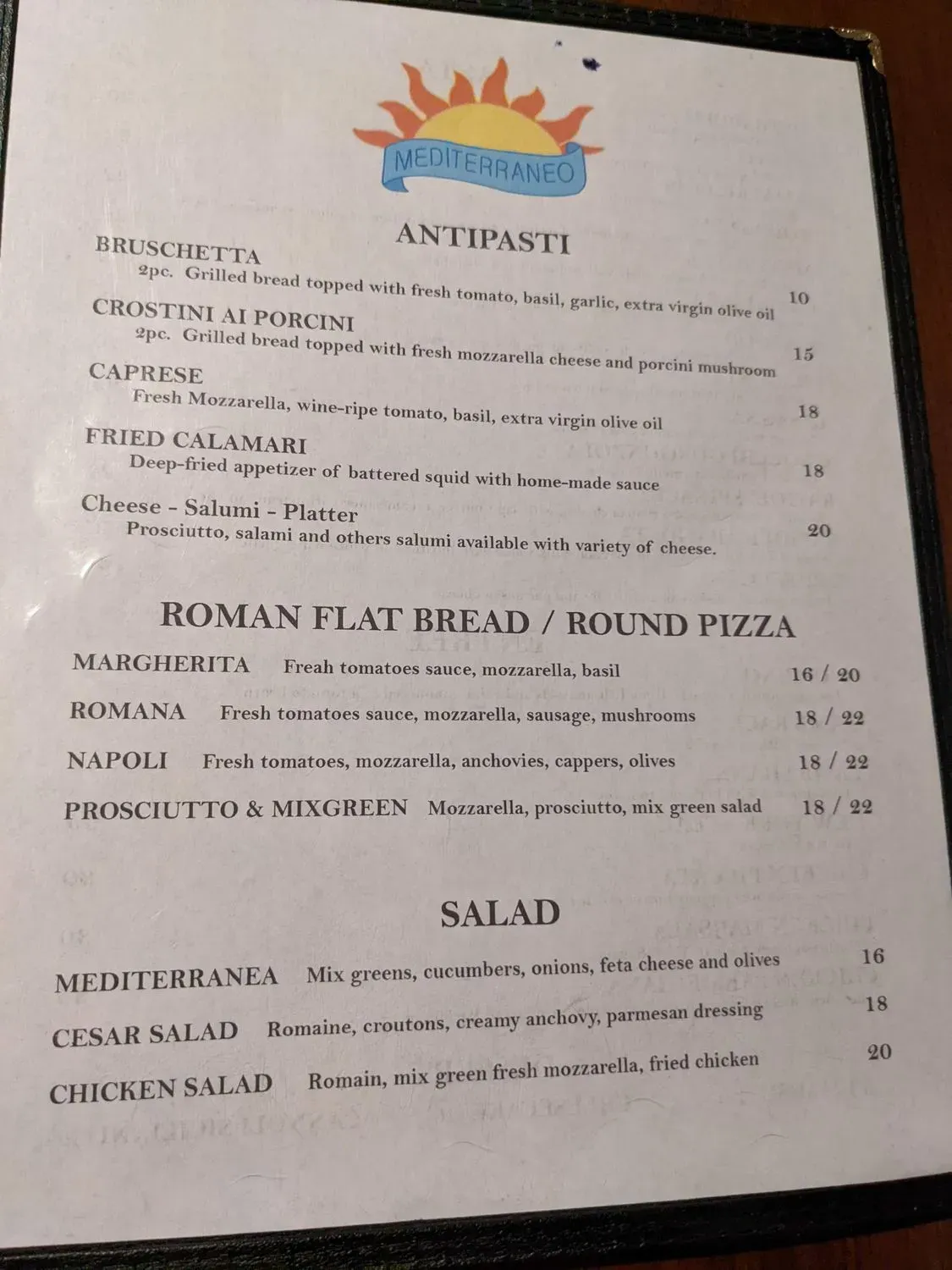 Menu 2