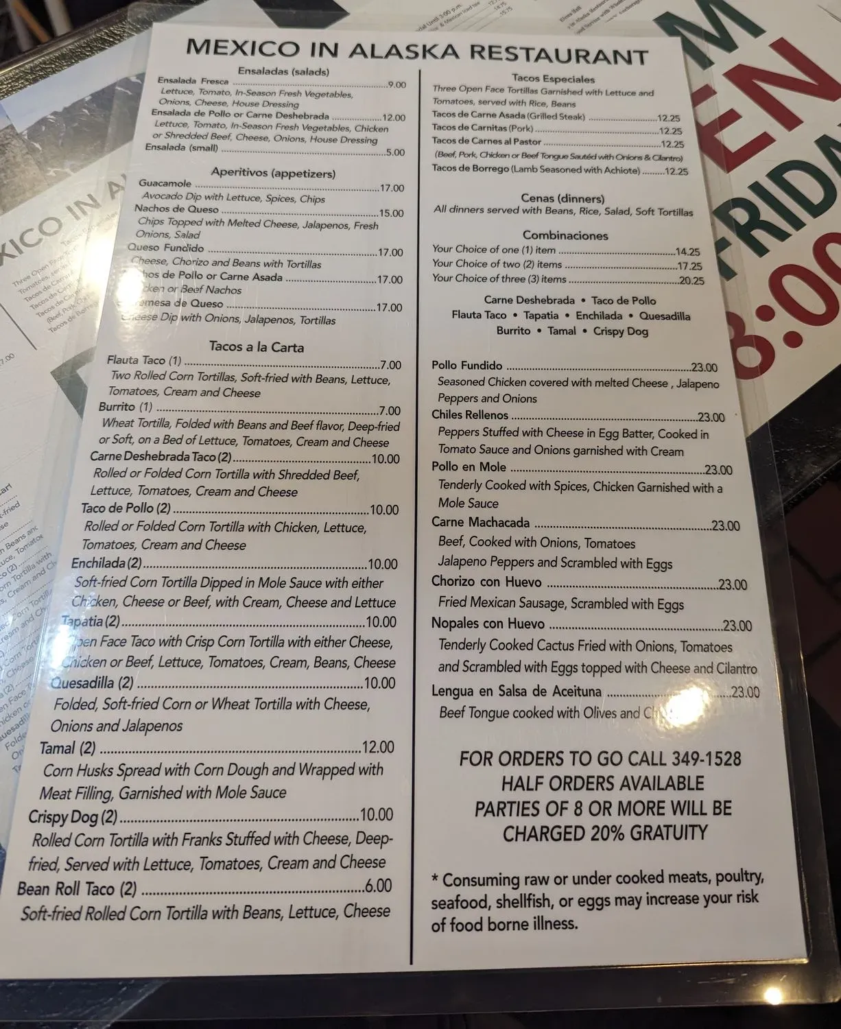 Menu 3