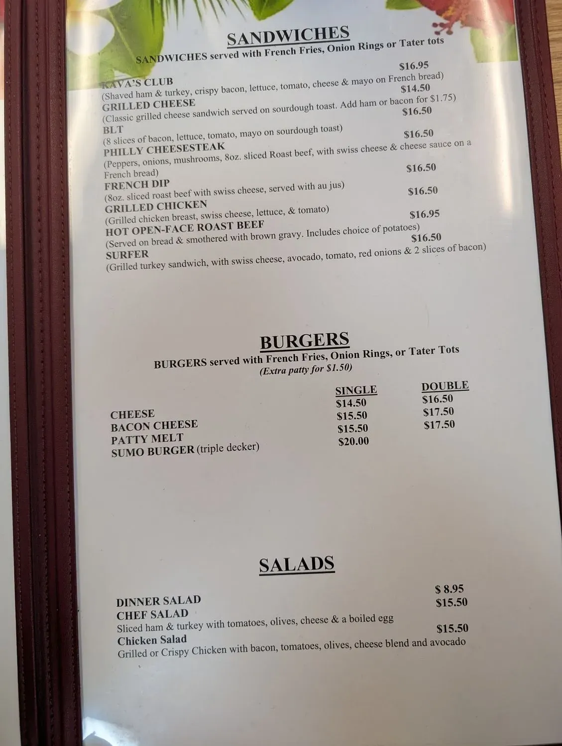 Menu 3