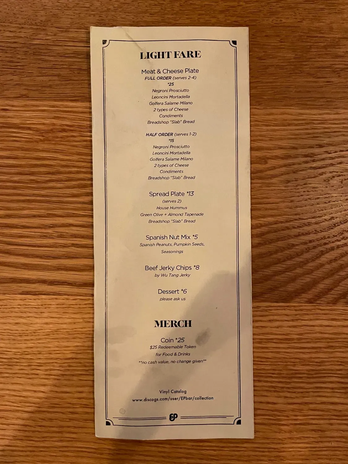 Menu 6