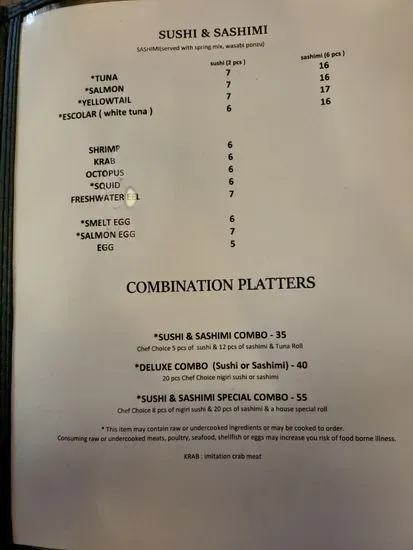 Menu 6