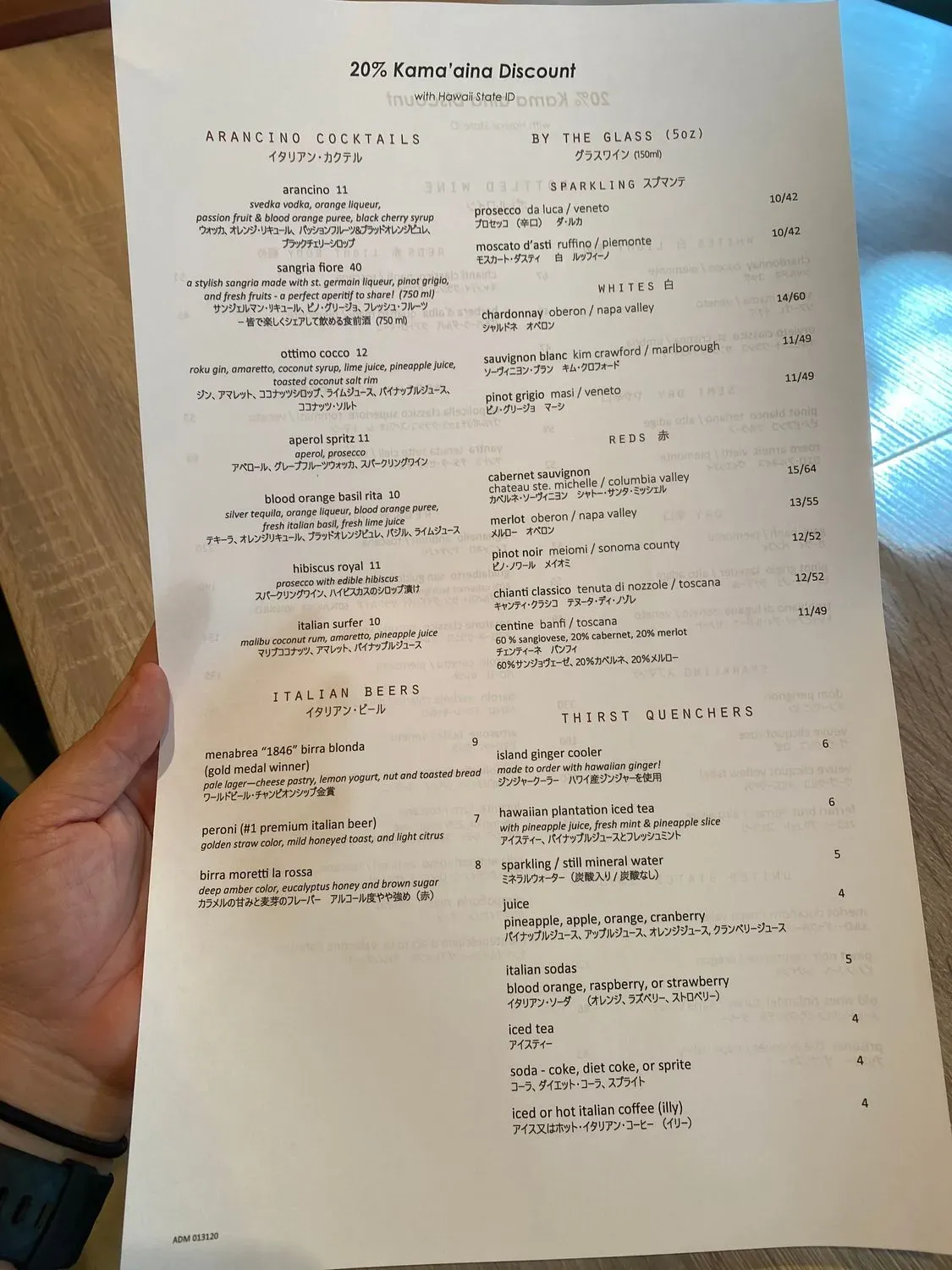 Menu 4