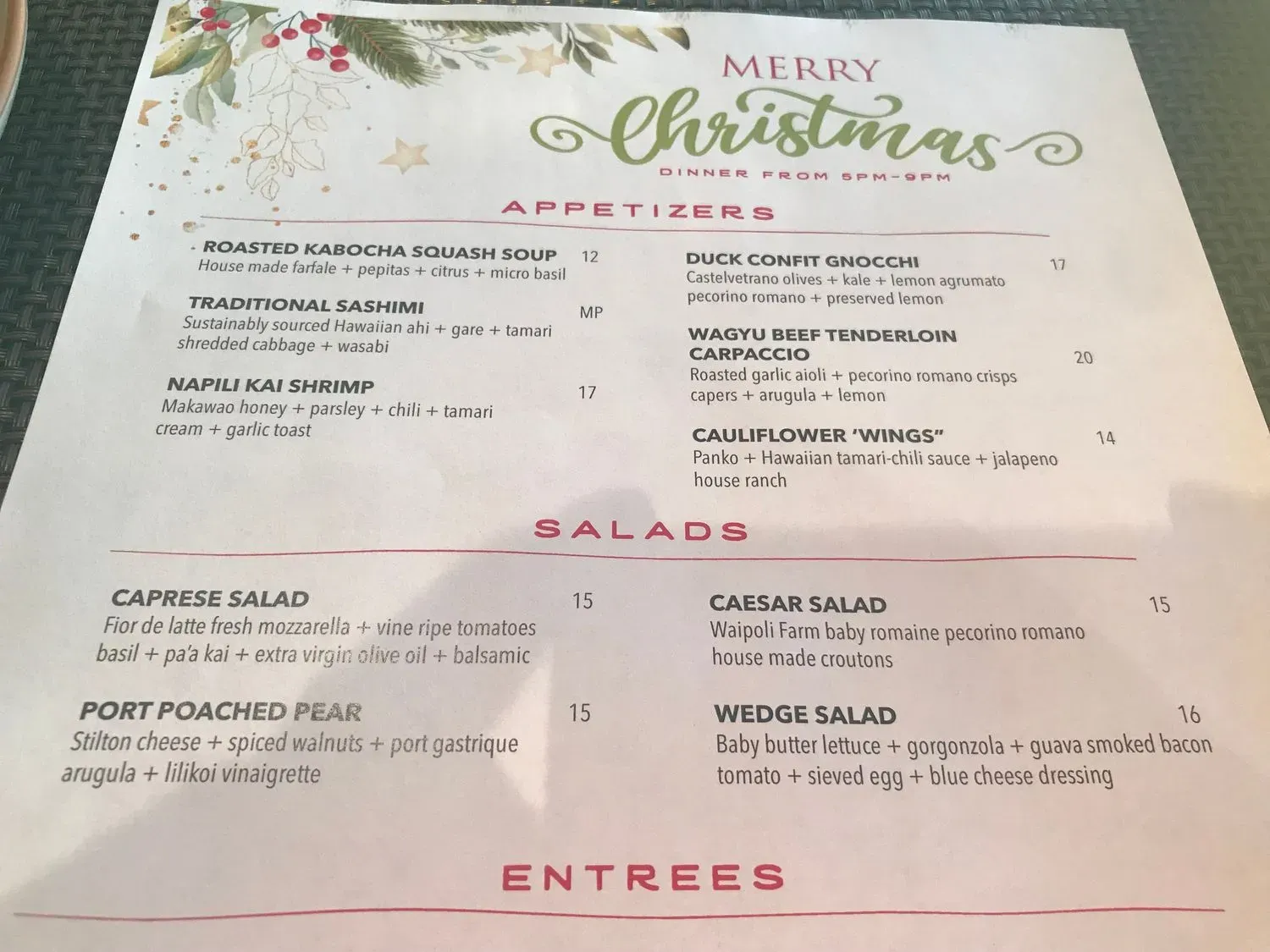 Menu 3