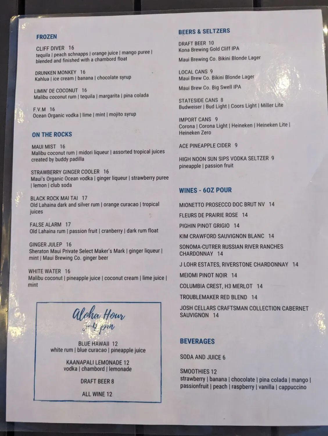 Menu 2