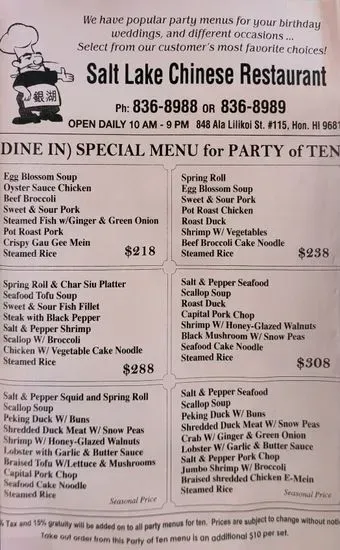 Menu 6