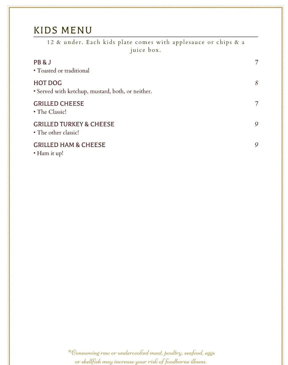 Menu 6