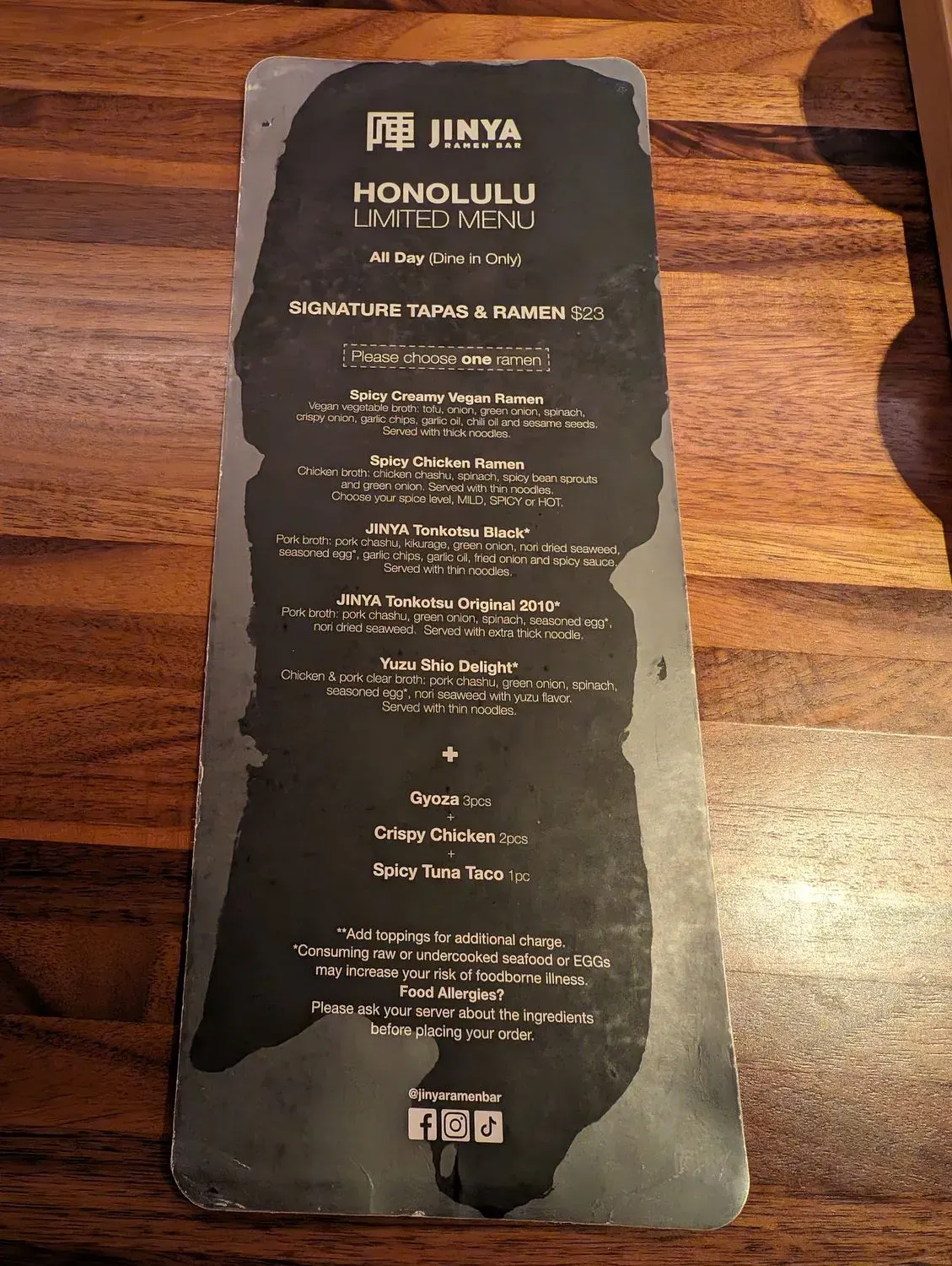 Menu 6