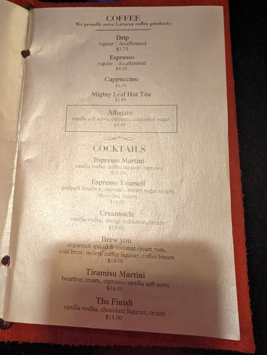 Menu 6