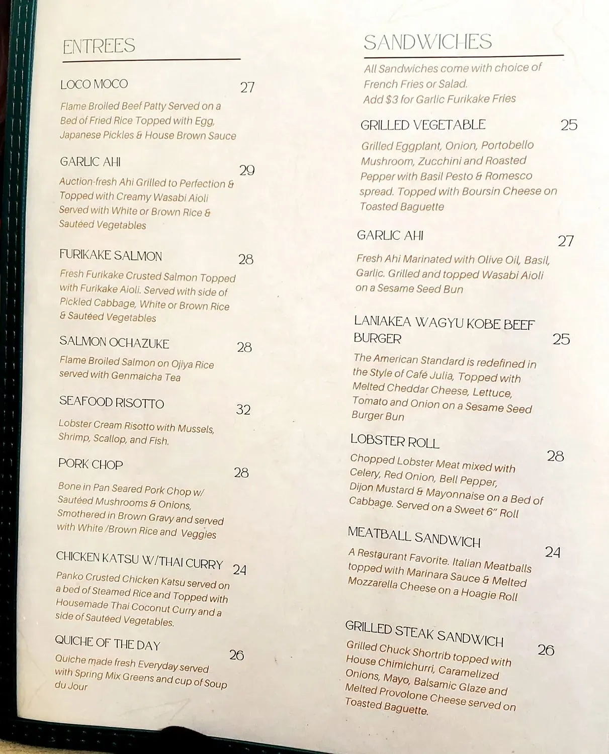 Menu 2