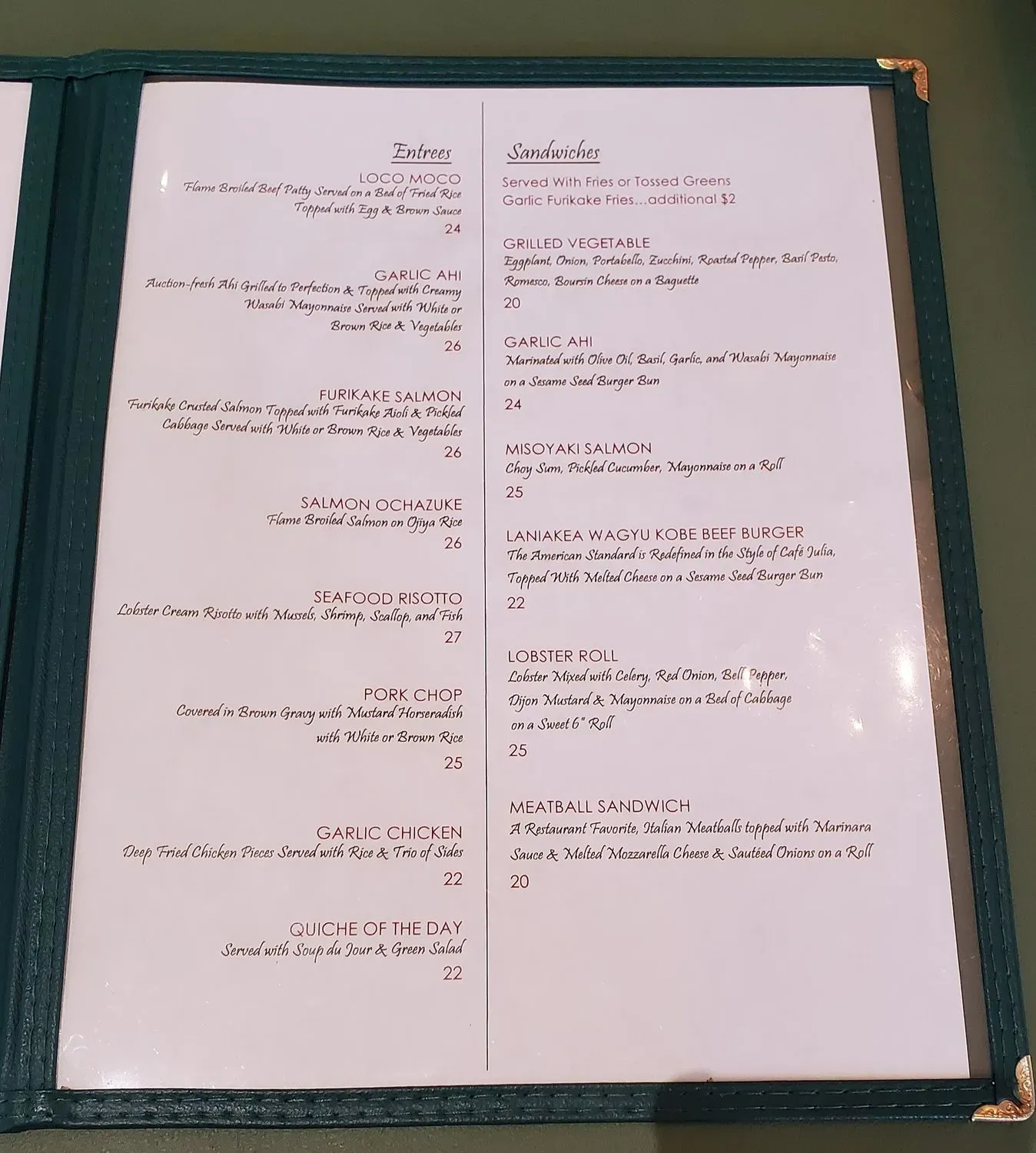 Menu 3