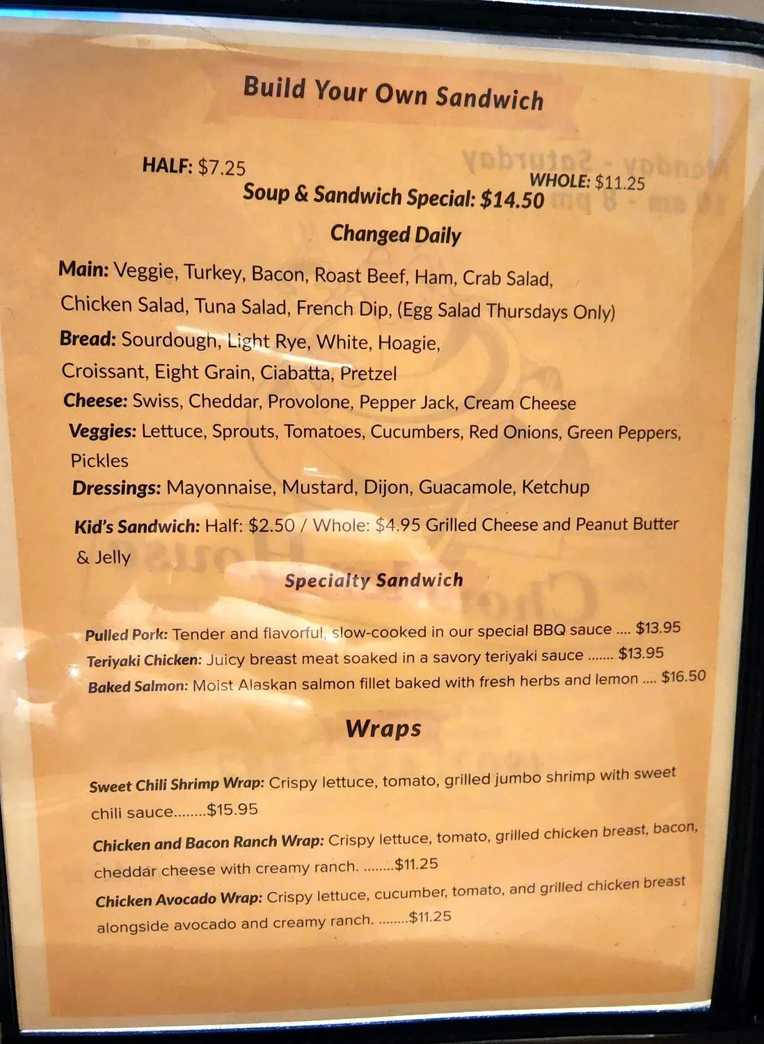 Menu 4