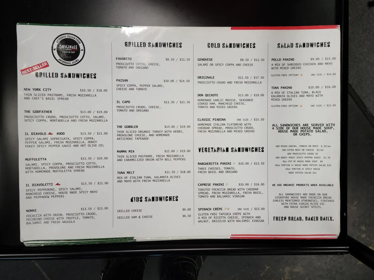 Menu 3