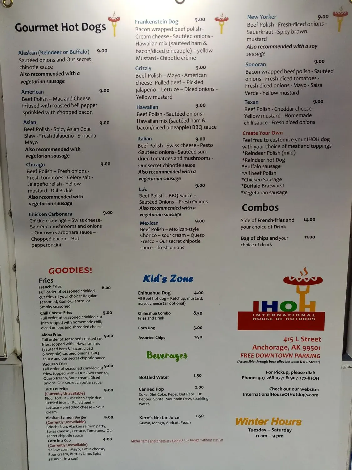 Menu 3