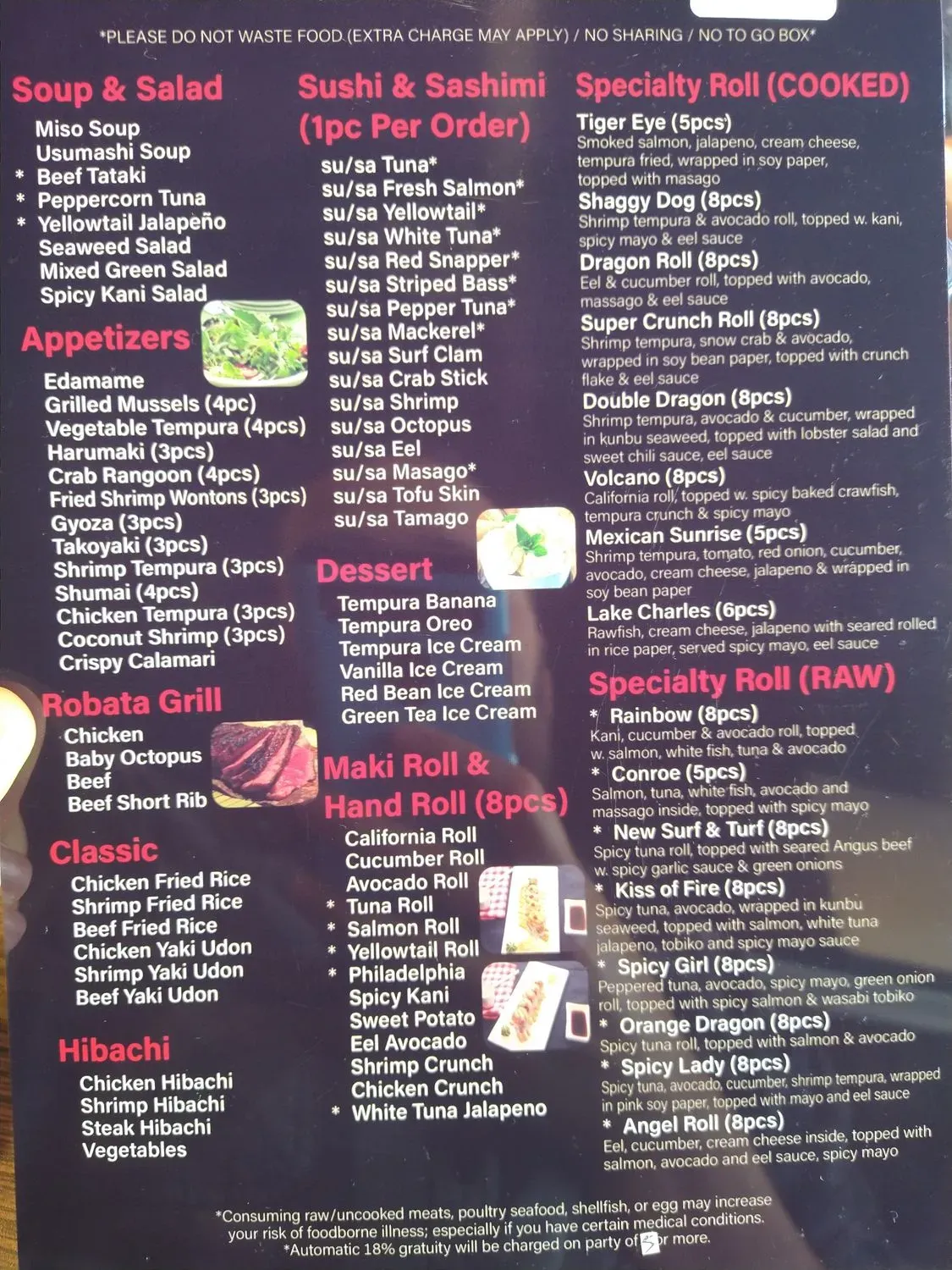 Menu 2