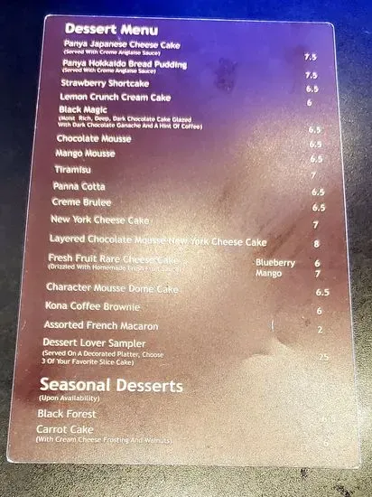 Menu 6