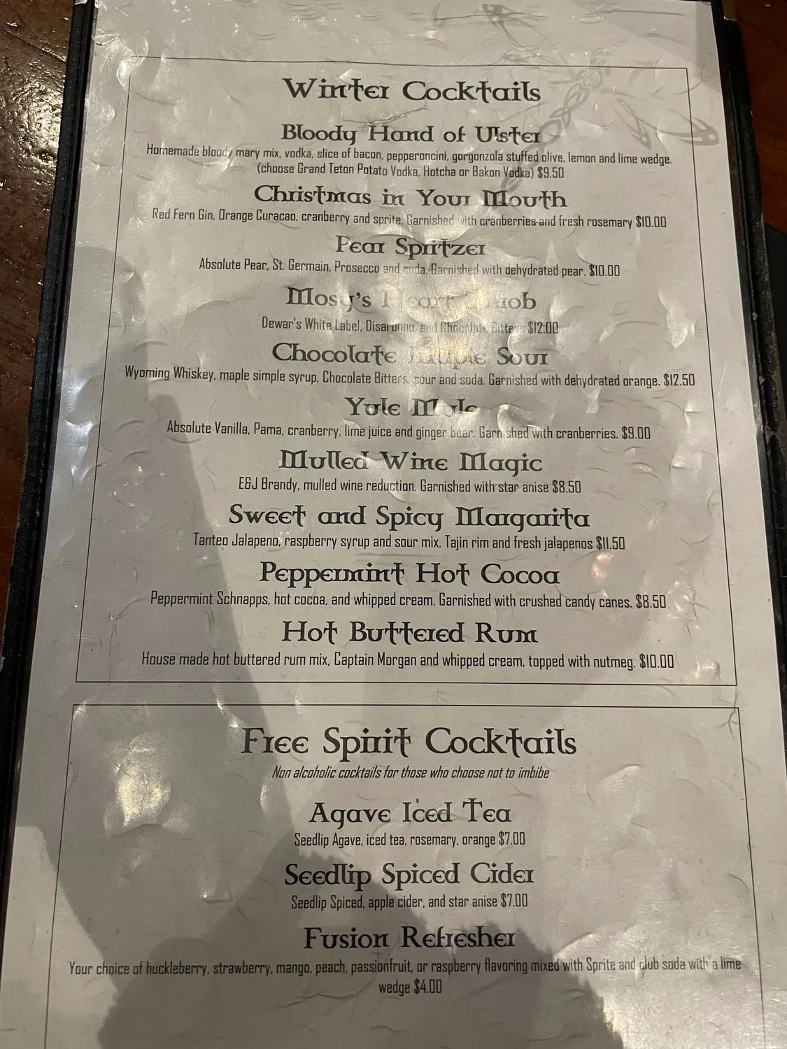 Menu 4