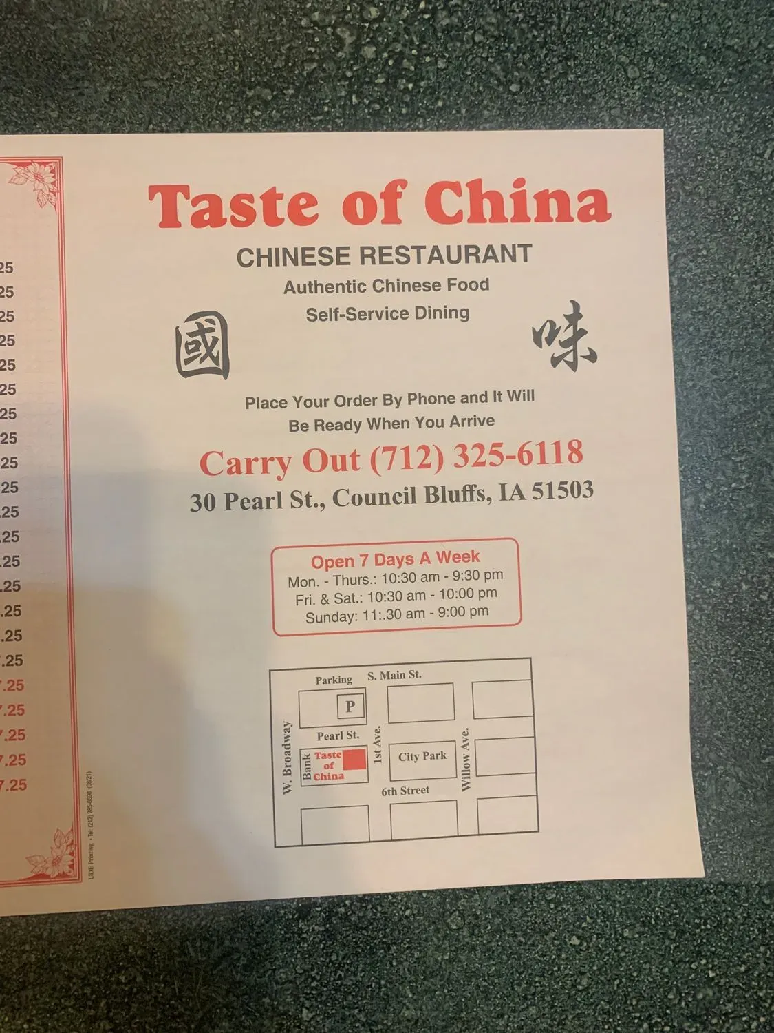 Menu 6