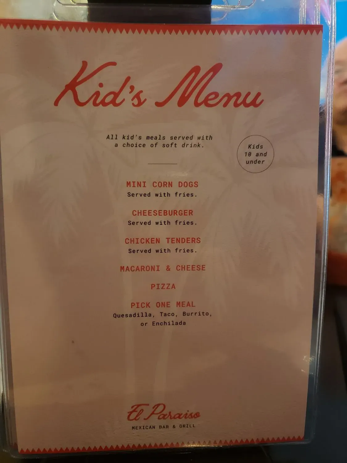 Menu 5