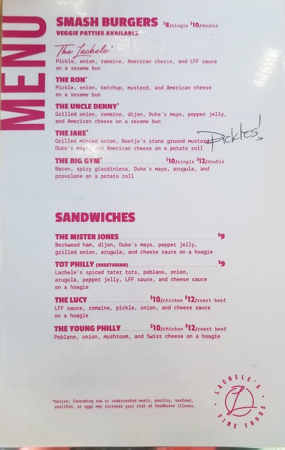 Menu 4