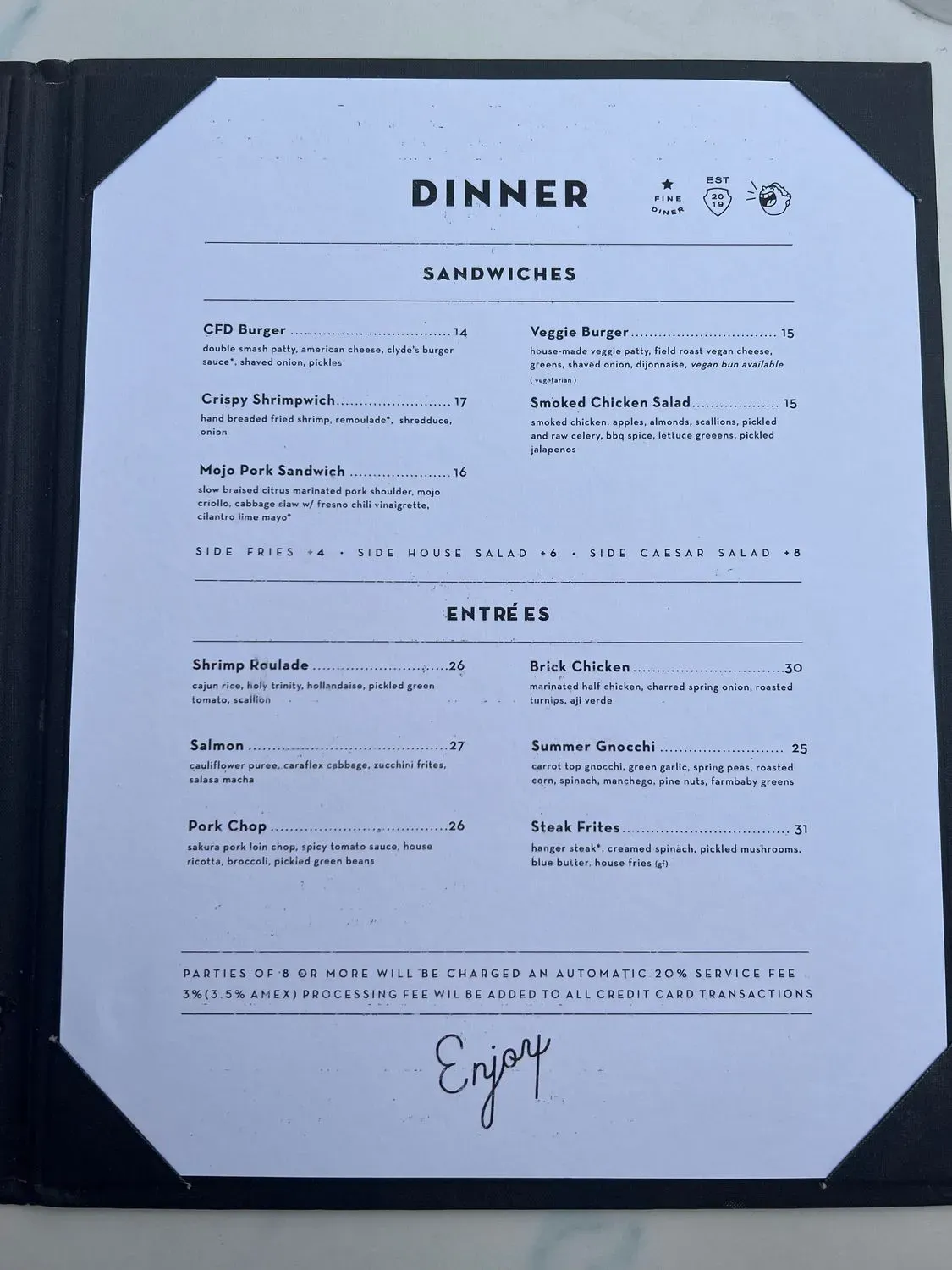 Menu 5