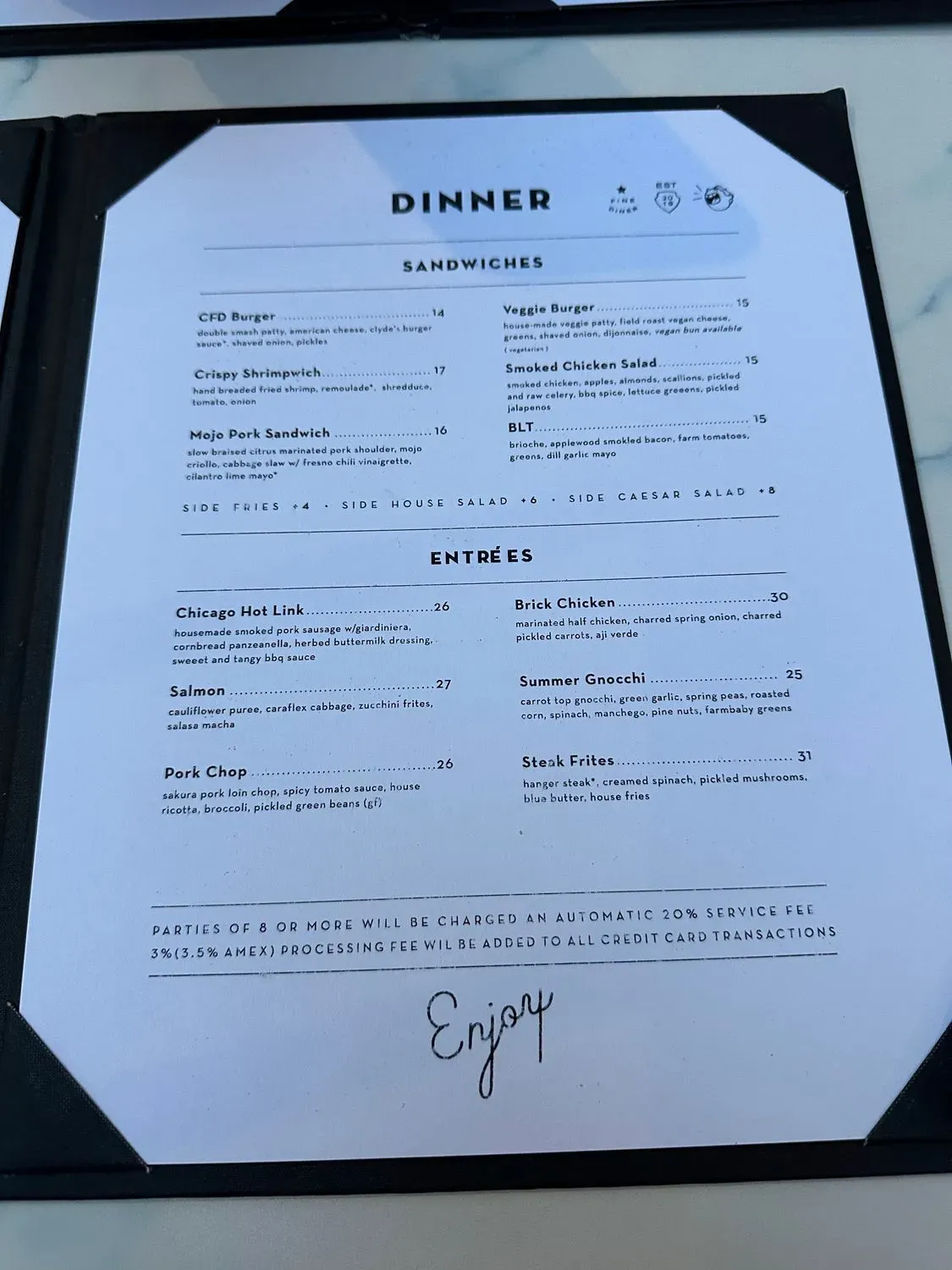 Menu 4