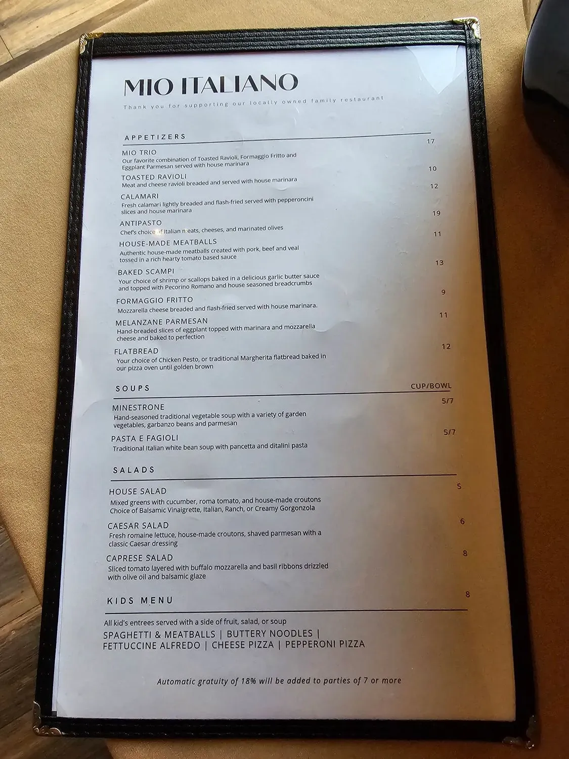 Menu 3