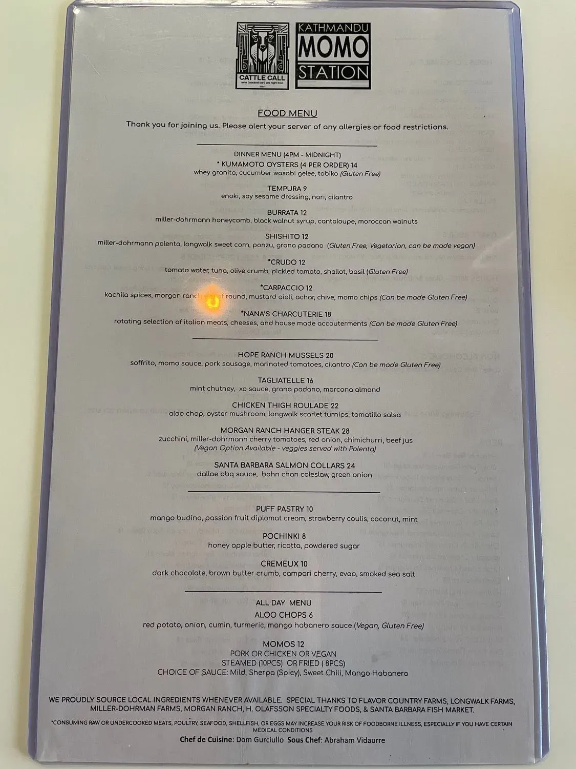 Menu 3