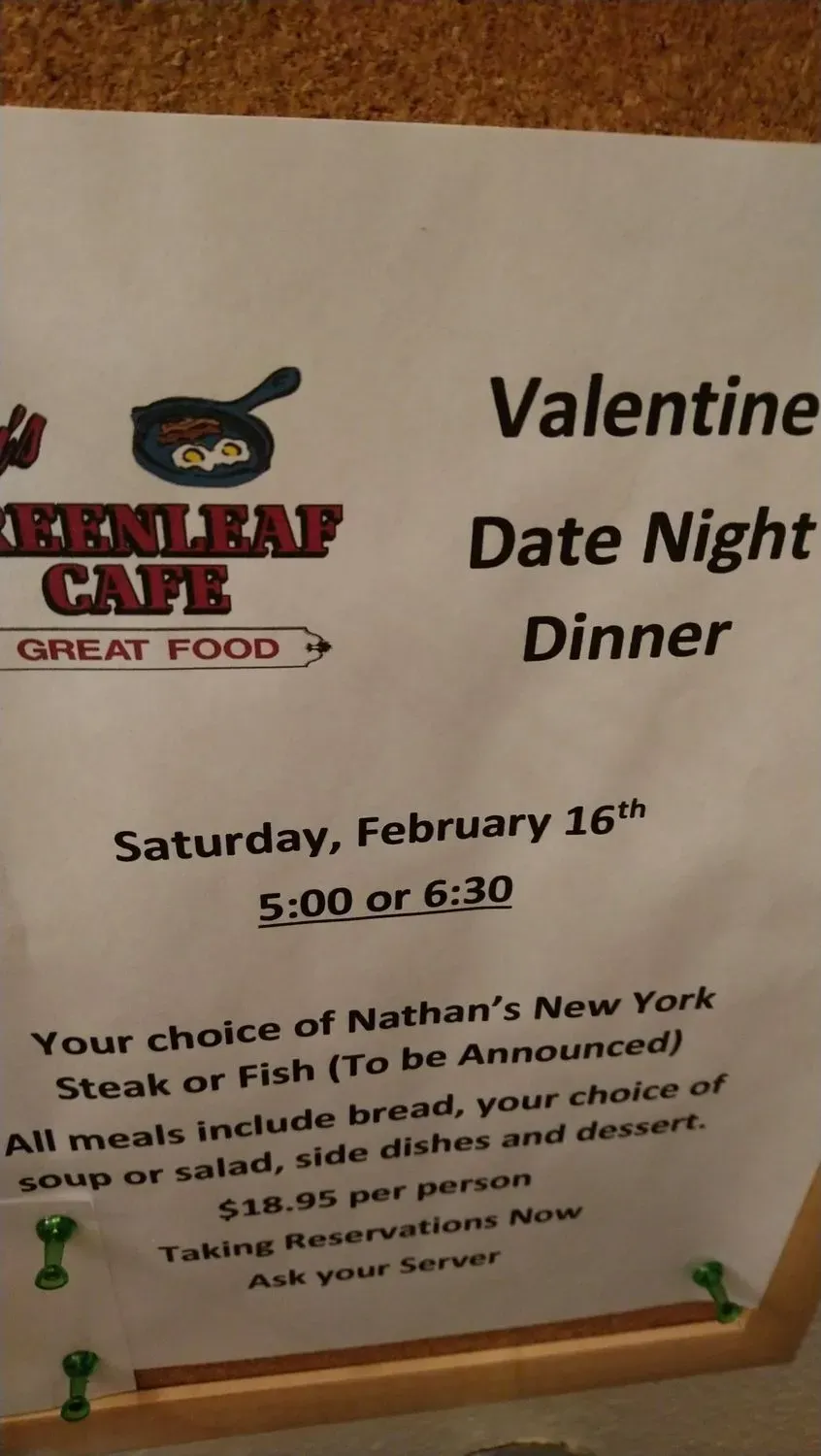 Nathan's Greenleaf Café Menu - Updated October 2025