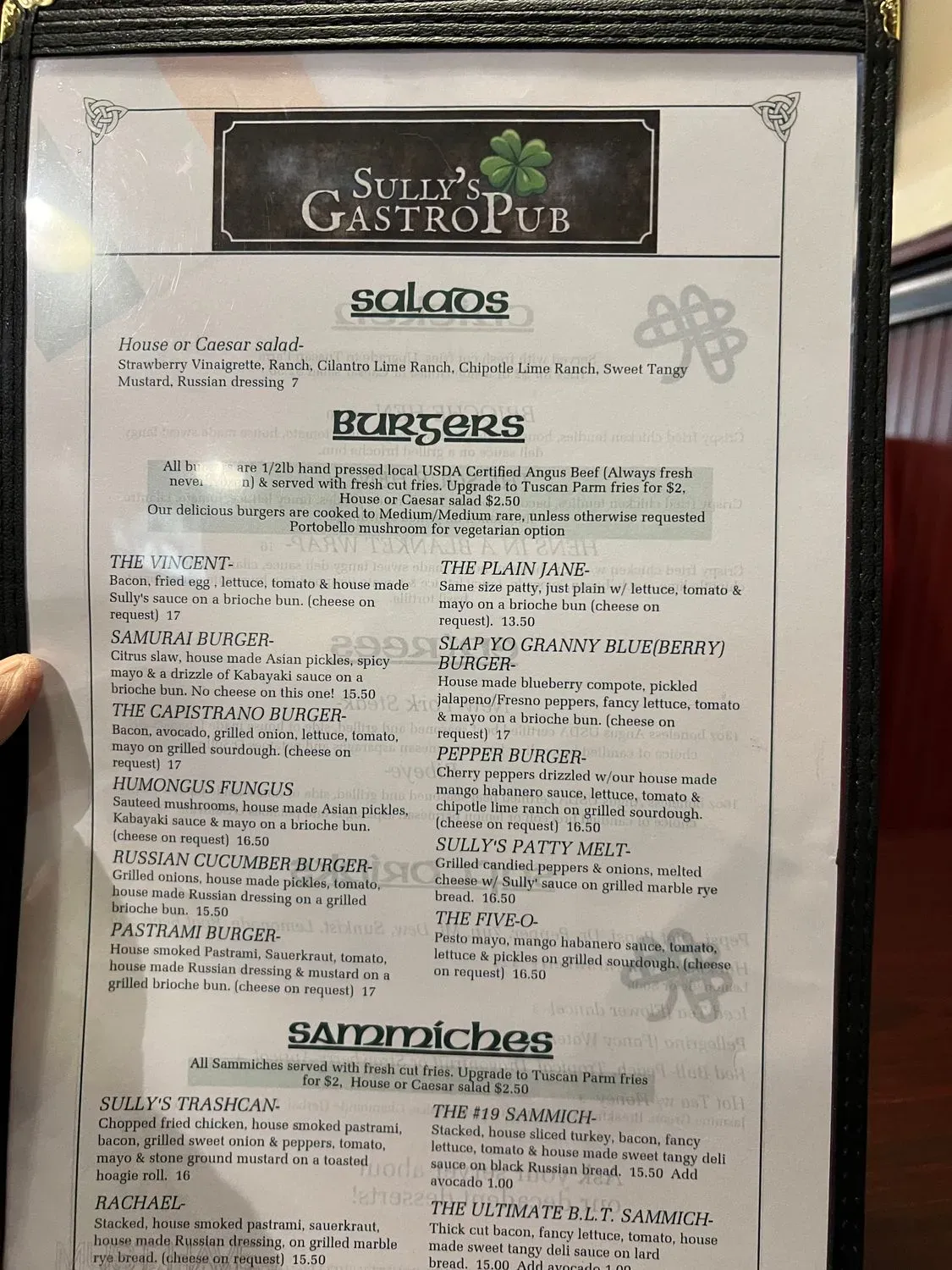 Menu 5