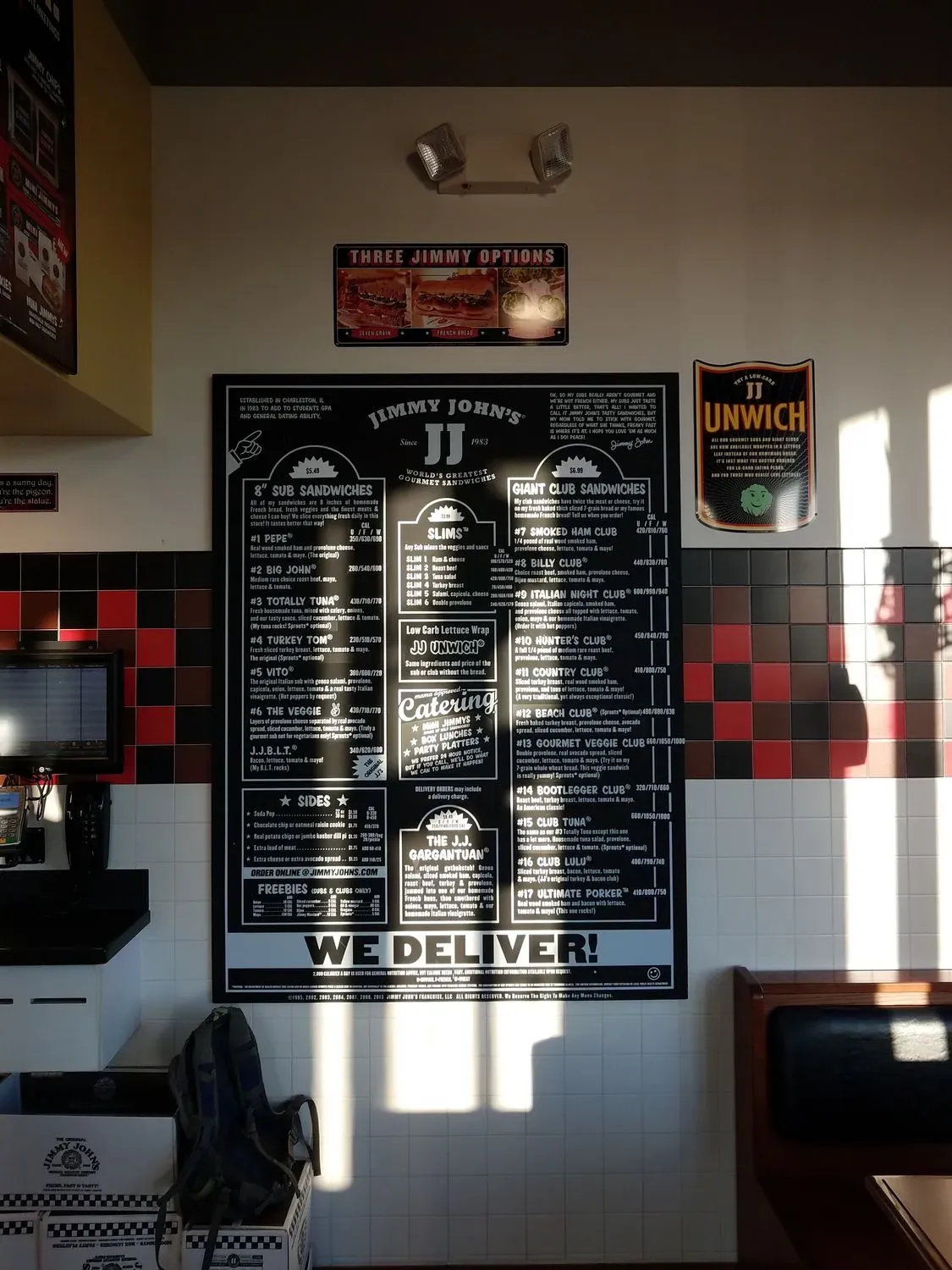 Jimmy John's Menu - Updated October 2025