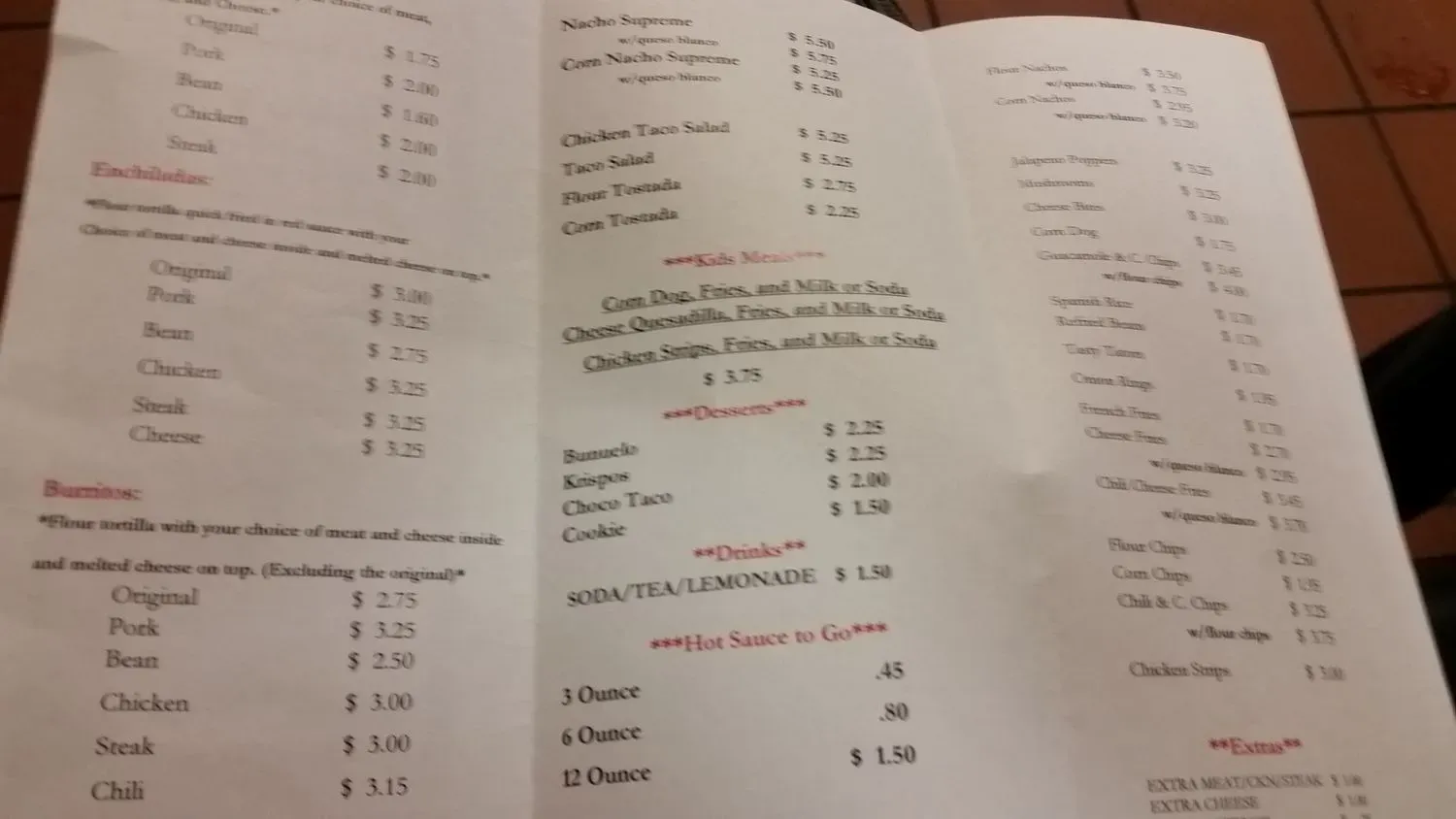 Menu 2