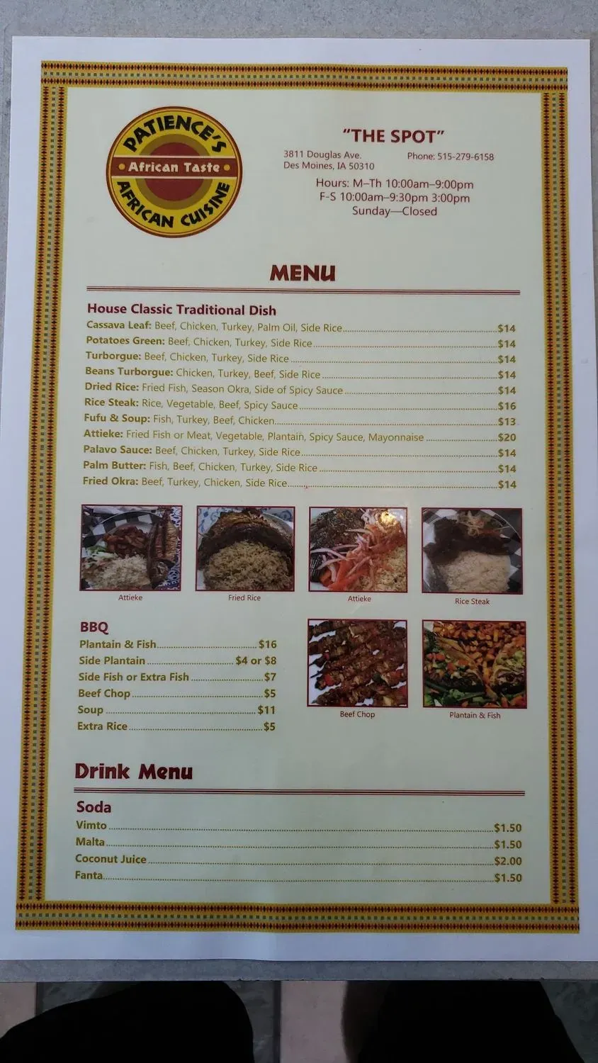 Menu 3