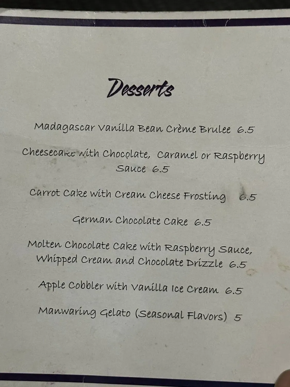 Menu 2