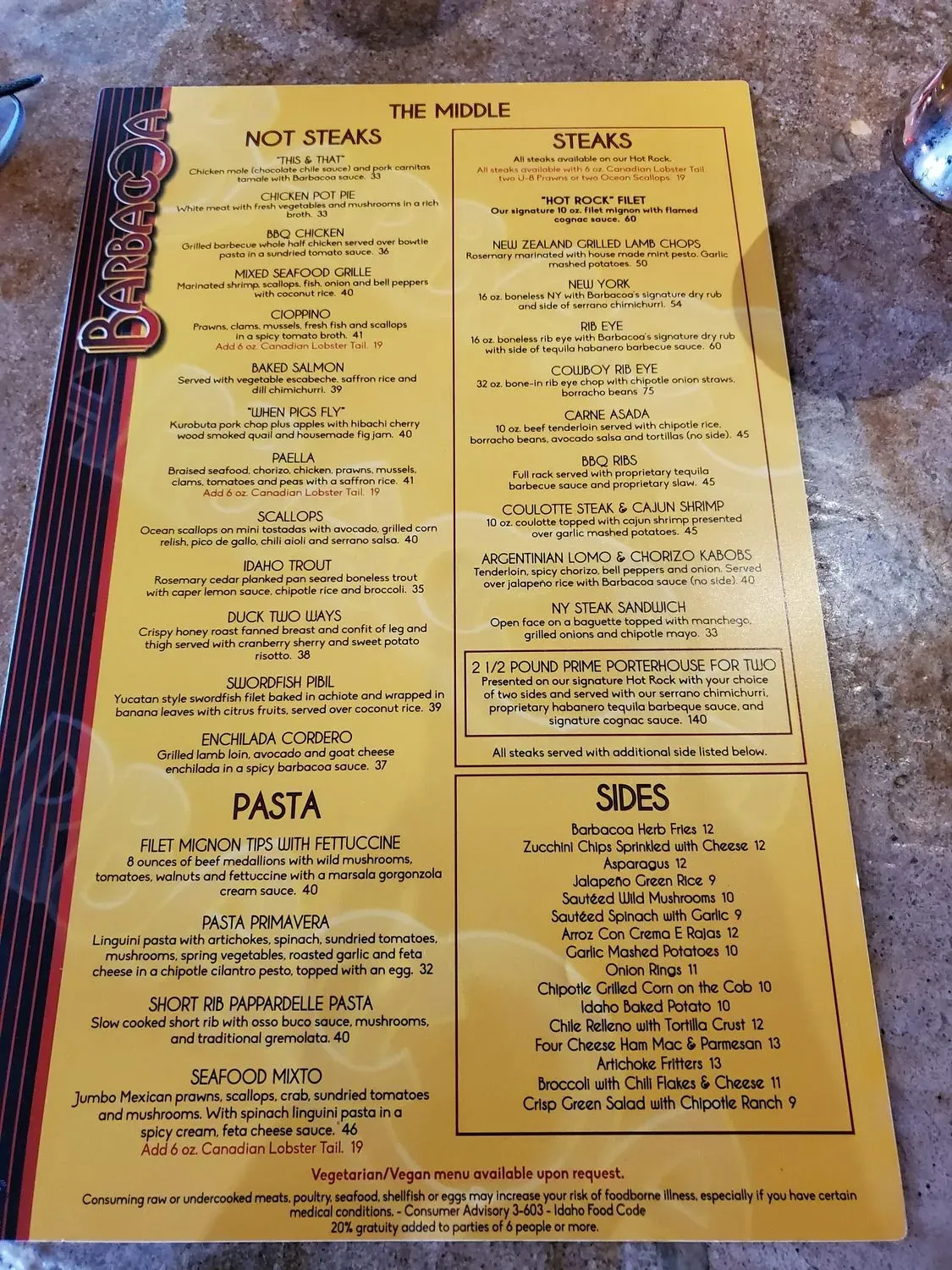 Menu 3