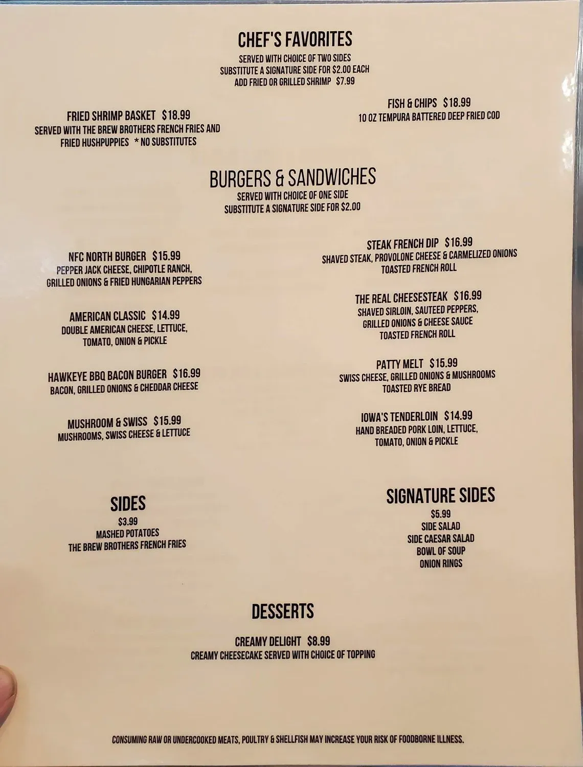 Menu 2