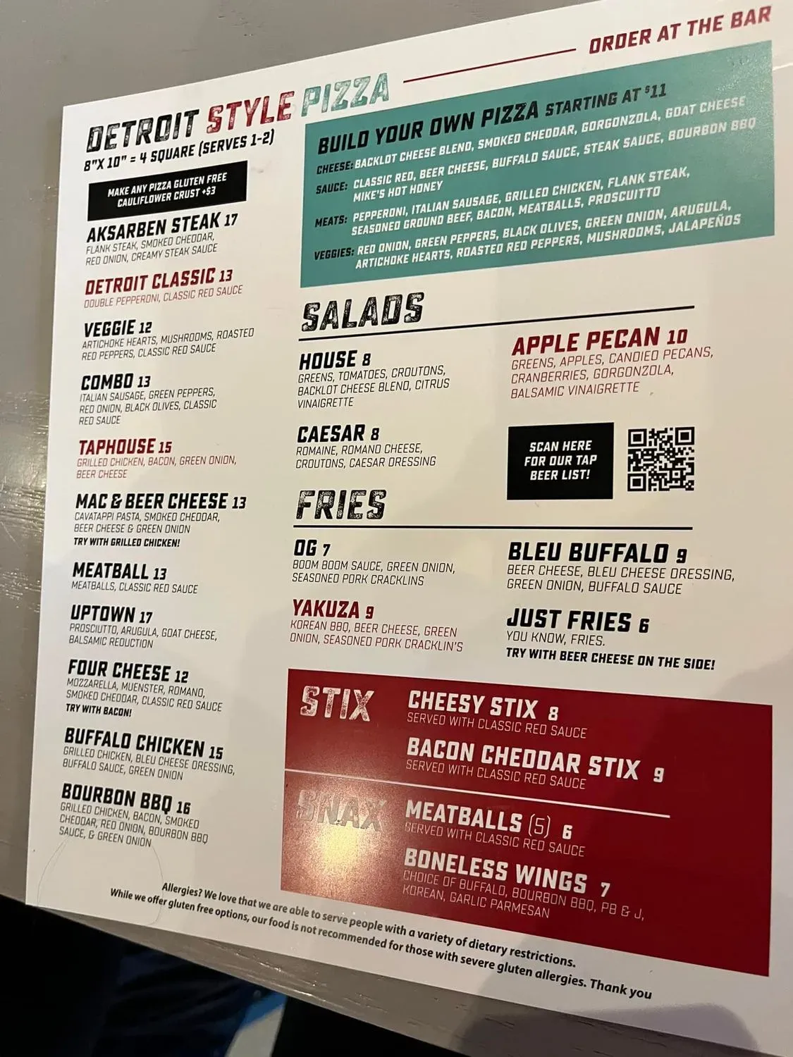 Menu 5