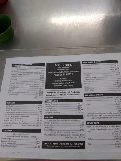 Menu 2