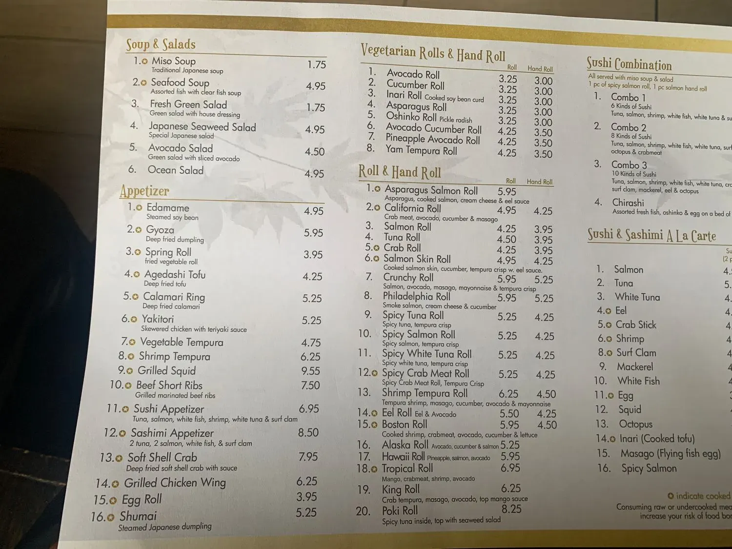 Menu 6