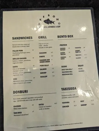 Menu 4