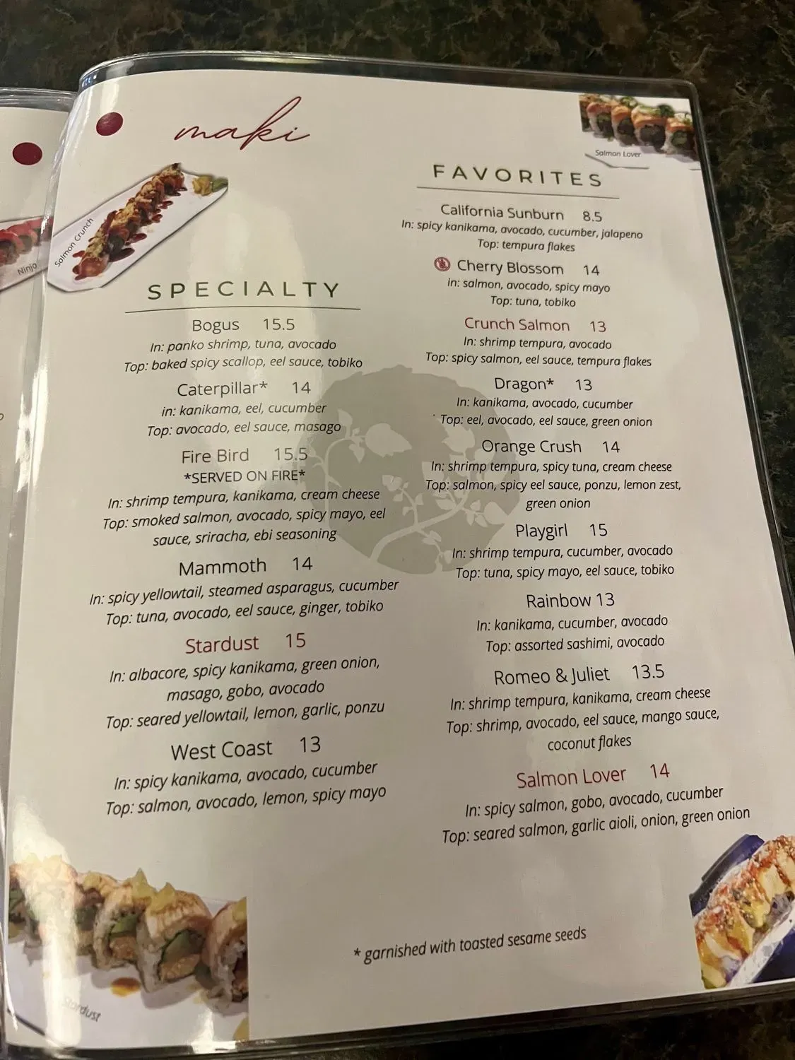 Menu 4